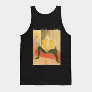 Toulouse Lautrec - The Seated Clowness (Mademoiselle Cha-u-ka-o) Tank Top